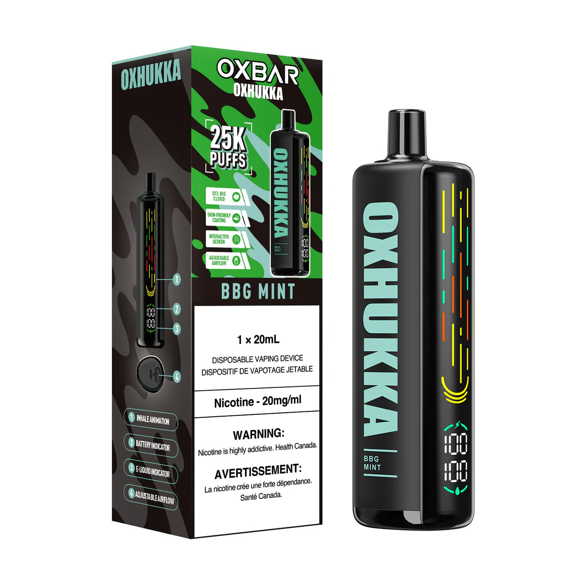 Oxbar Oxhukka 25K - Disposable