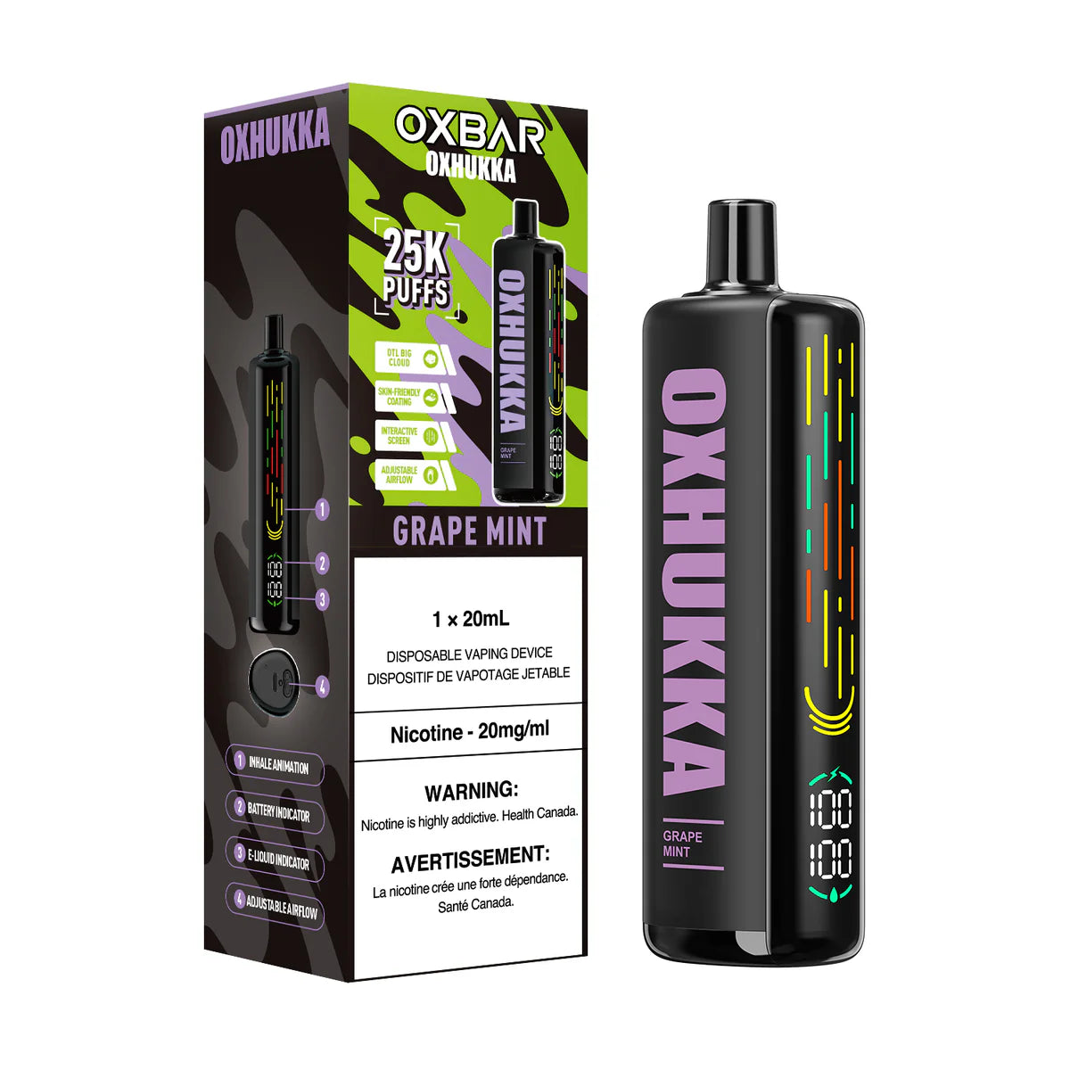 Oxbar Oxhukka 25K - Disposable