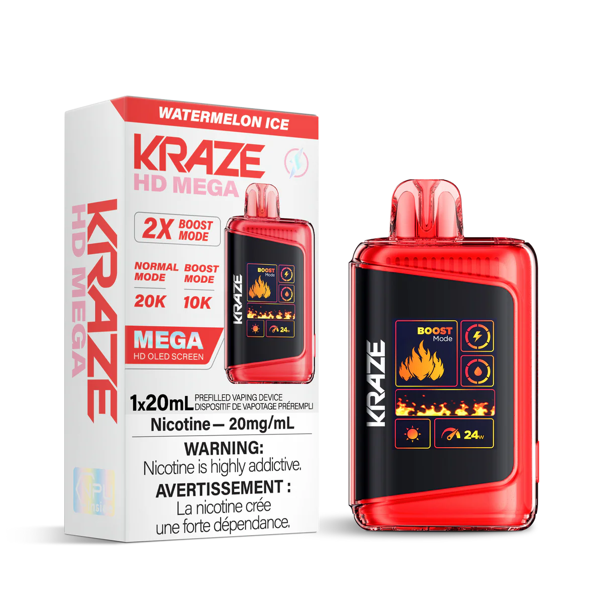 Kraze HD Mega - Disposable