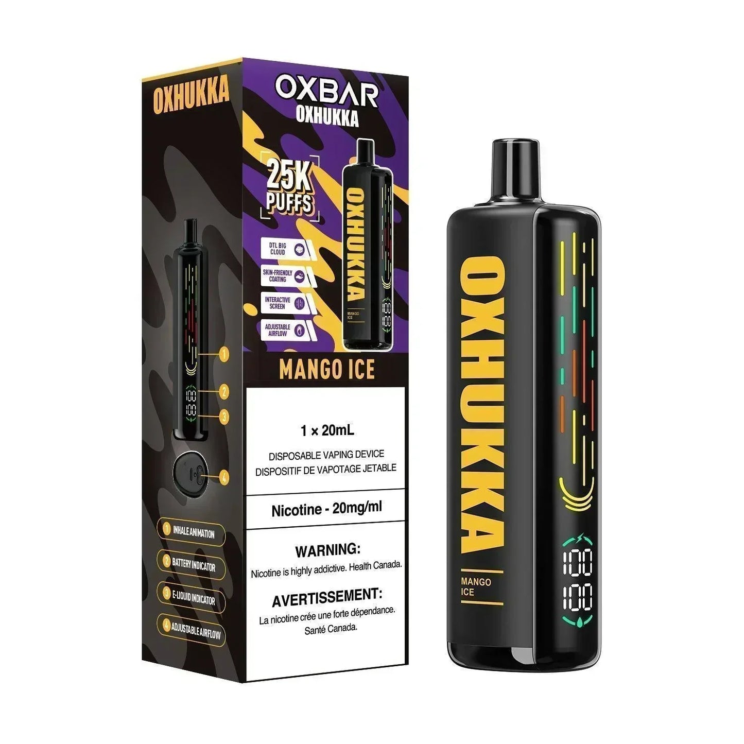 Oxbar Oxhukka 25K - Disposable