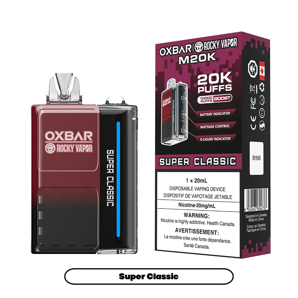 Oxbar x Rocky Vapor M20K - Disposable