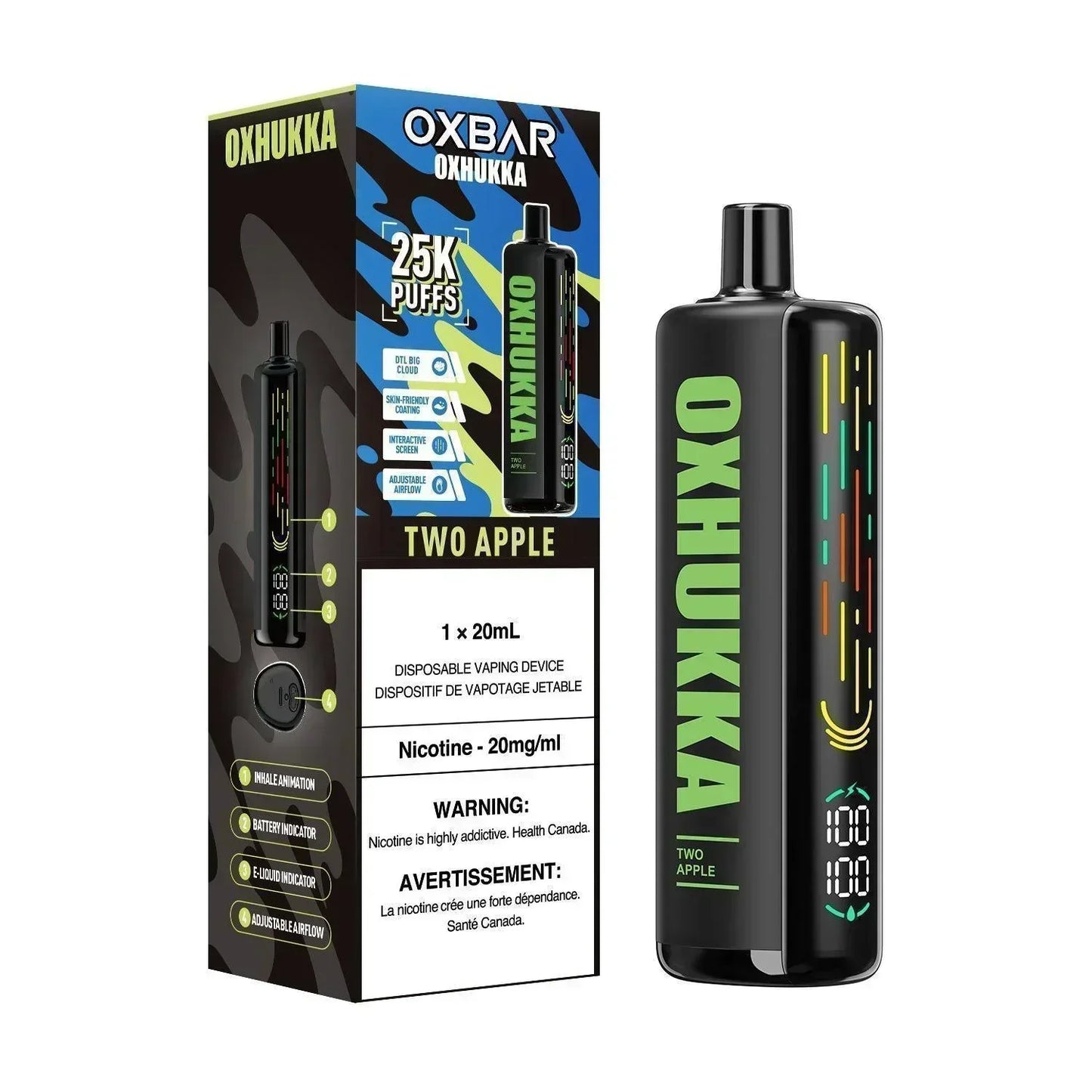 Oxbar Oxhukka 25K - Disposable