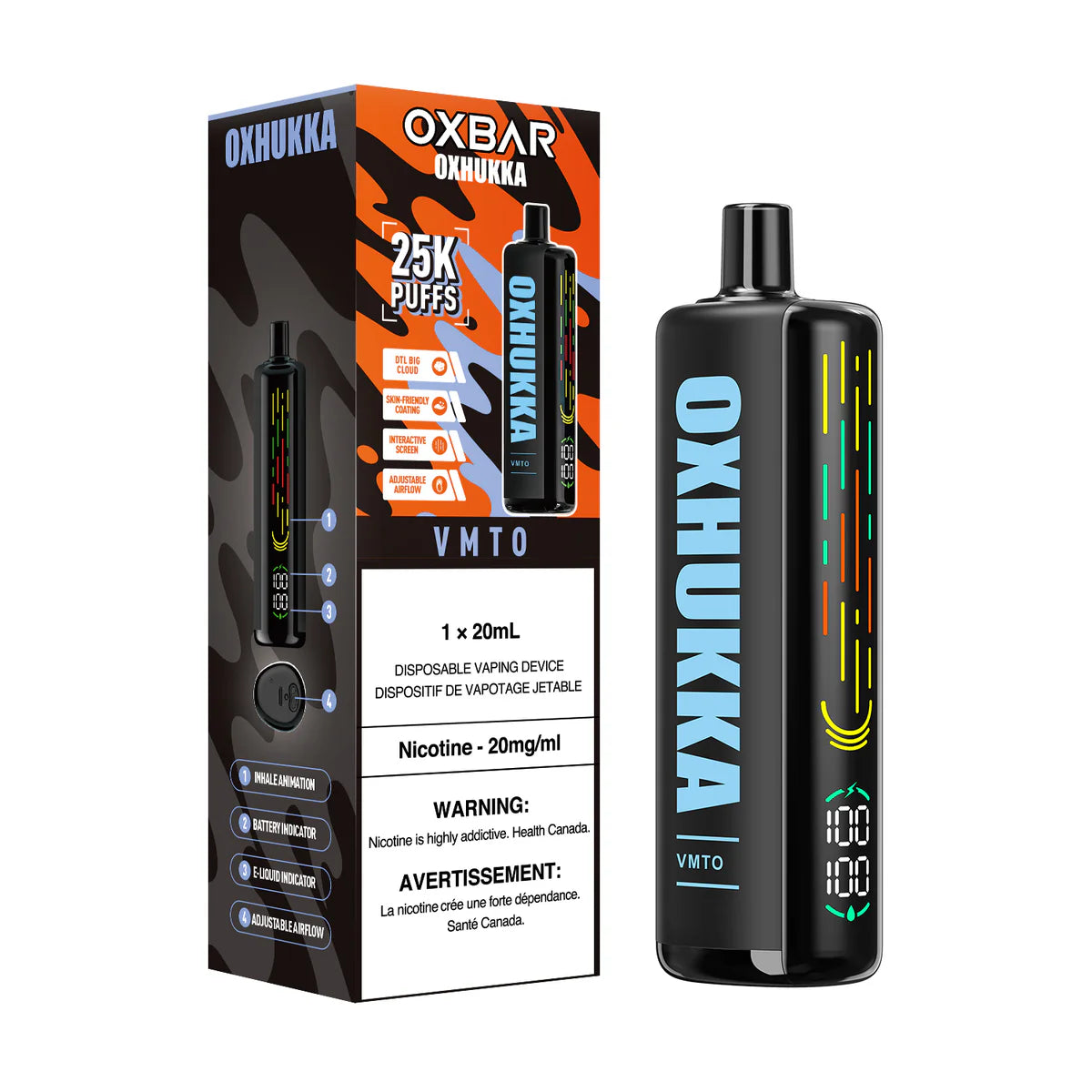 Oxbar Oxhukka 25K - Disposable