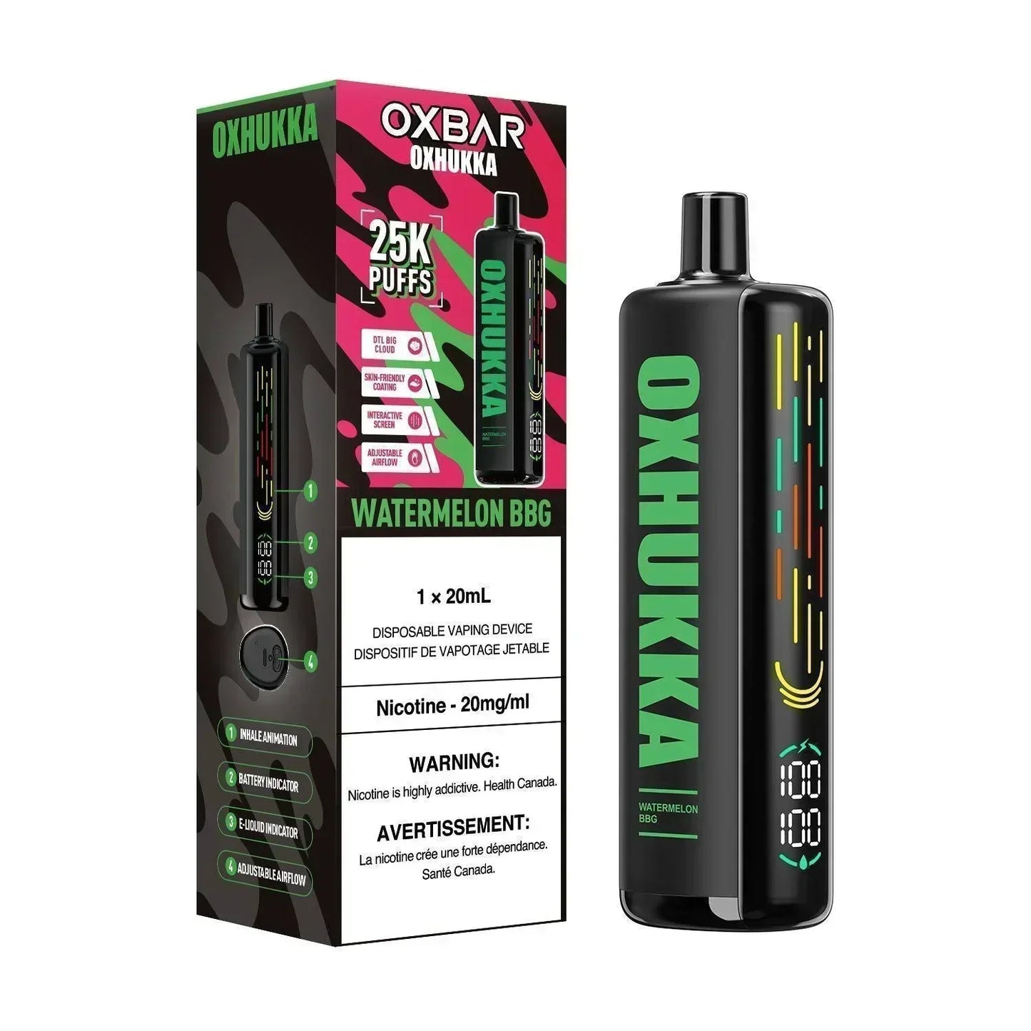 Oxbar Oxhukka 25K - Disposable